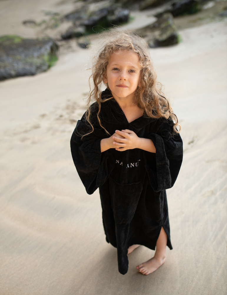 
                      
                        VOLCANIC BLACK - ORGANIC TOWEL ROBE
                      
                    